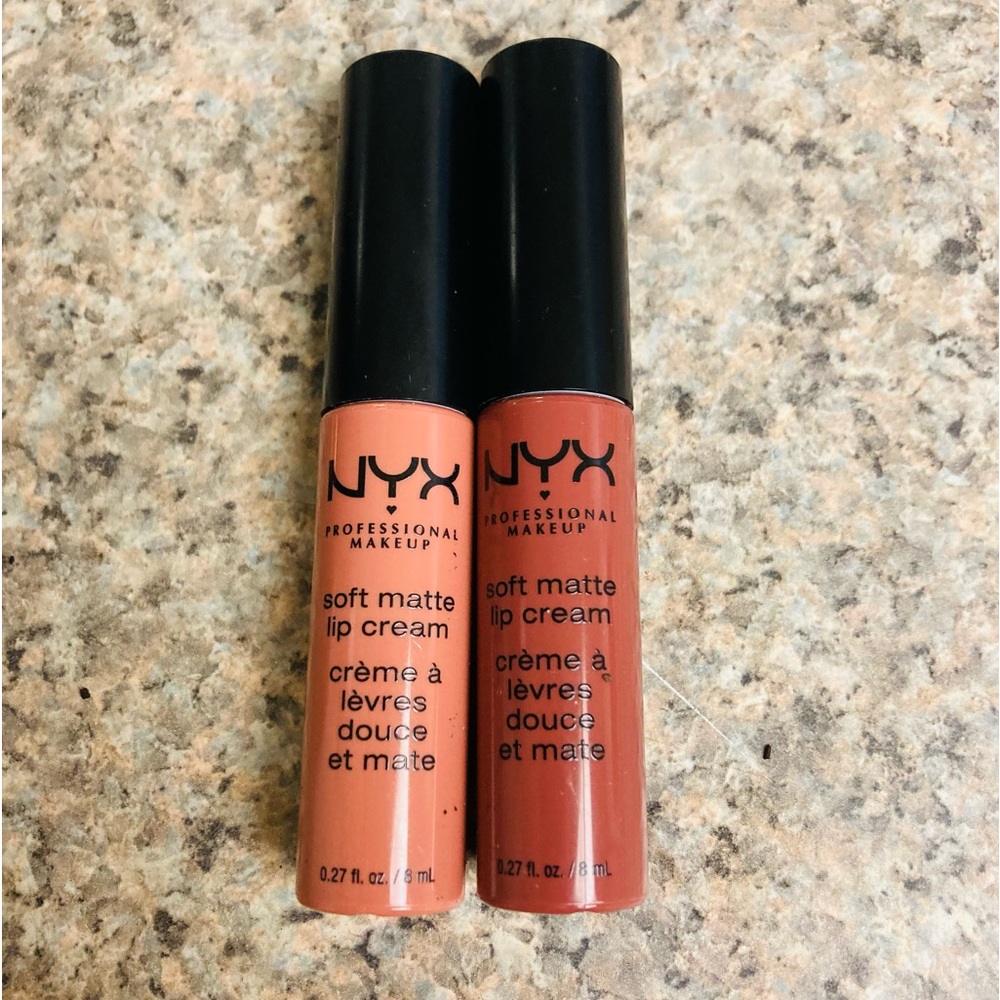 NWT ⭐️ NYX Soft Matte Lip Cream Lipstick “Rome” & “Cannes” Bundle